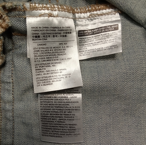 Levi's Jean Jacket Vest - Picture 9 of 9